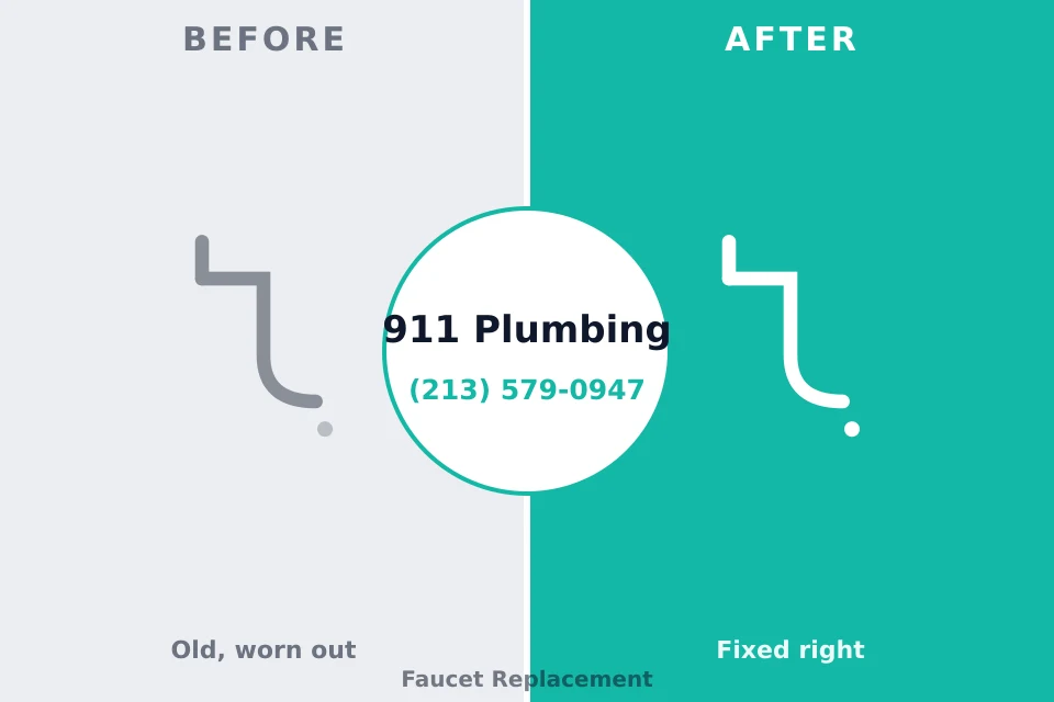 Before and after: plumbing company Española, NM